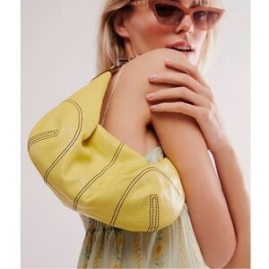 Free People New Real World Clutch Leather